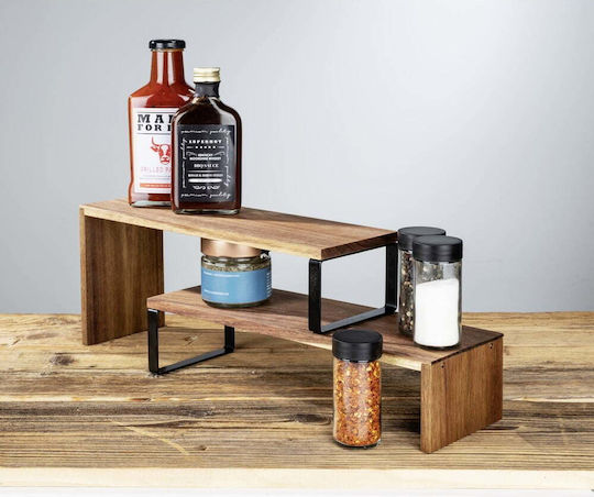 Wenko Wooden Tabletop Base 36cm Brown
