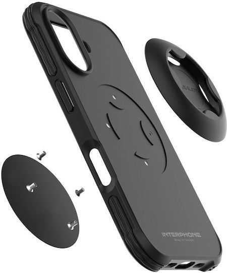 Interphone Θήκη Κινητού Apple iPhone 16 για Βάση Στήριξης Μοτοσυκλέτας