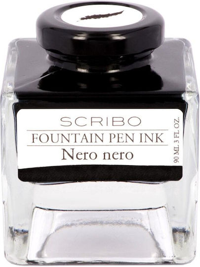 Scribo Tinte 90ml Schwarze Füllfederhalter-Tinte