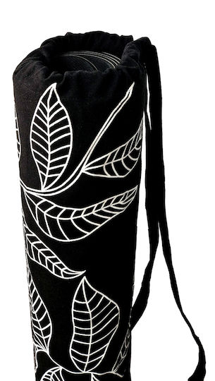 Yoga Mat Bag Canva Black White