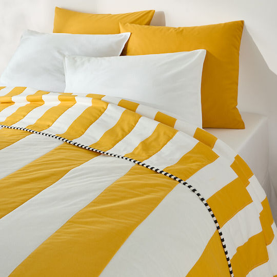 La Redoute Interieurs Half Double Yellow Blanket 350962326 8230 40
