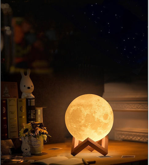 Decorative Lamp Moon Light White