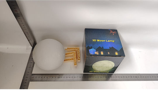 Decorative Lamp Moon Light White