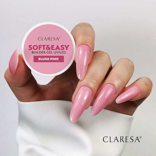 Claresa Soft & Easy Гел за изграждане 45 г Розов руж