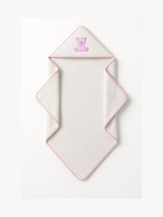 Beboulino Baby Bathrobe Hooded 90x90cm