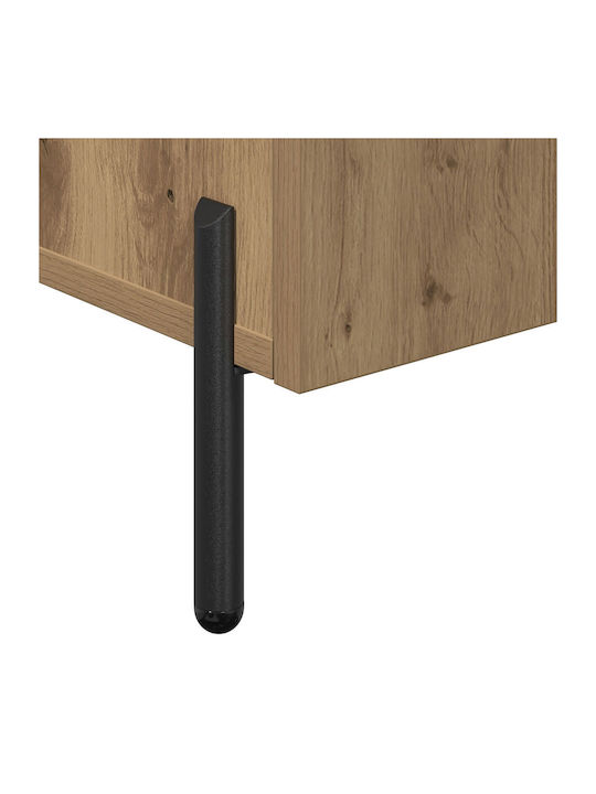 Sideboard Wooden Walnut 90x34x80cm