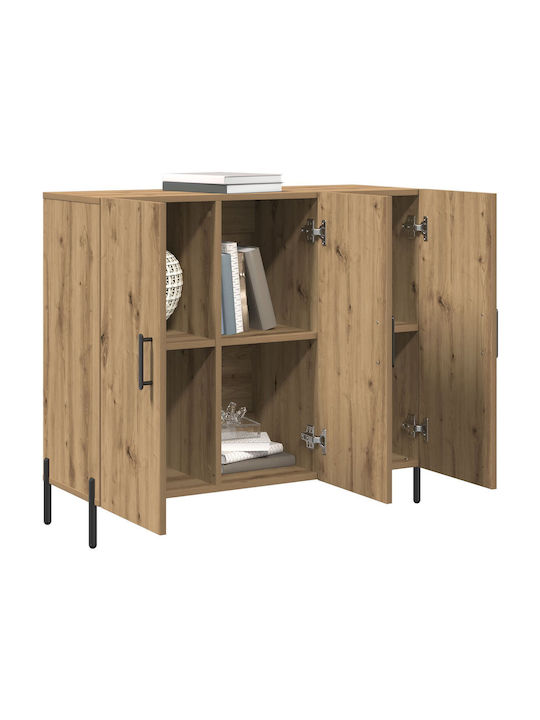 Sideboard Wooden Walnut 90x34x80cm