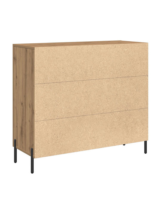Sideboard Wooden Walnut 90x34x80cm