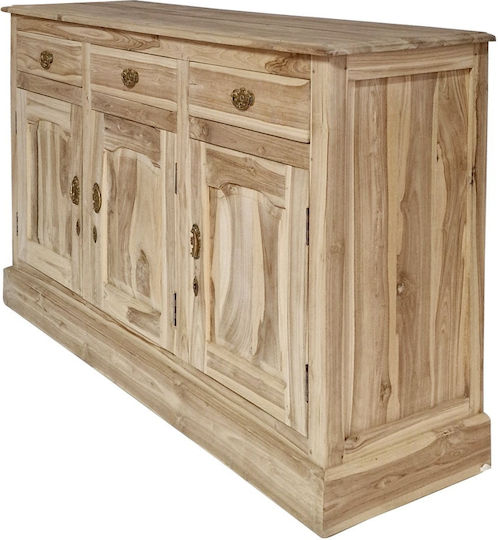 Μπουφές Munggur Ξύλινος Ανοιχτό Καφέ 150x45x90cm