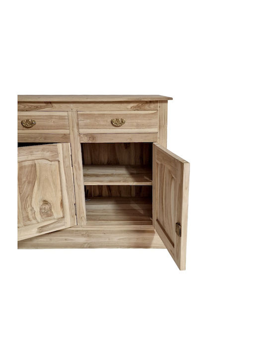 Μπουφές Munggur Ξύλινος Ανοιχτό Καφέ 150x45x90cm