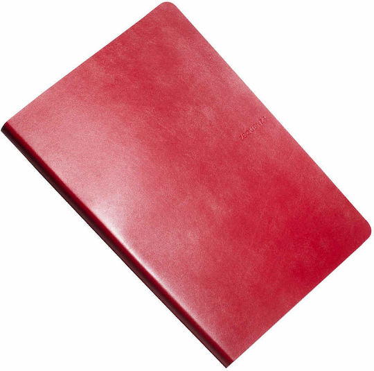 Zequenz Σημειωματάριο B5 Bullet Journal 100 Φύλλων με Λευκές Σελίδες Κόκκινο