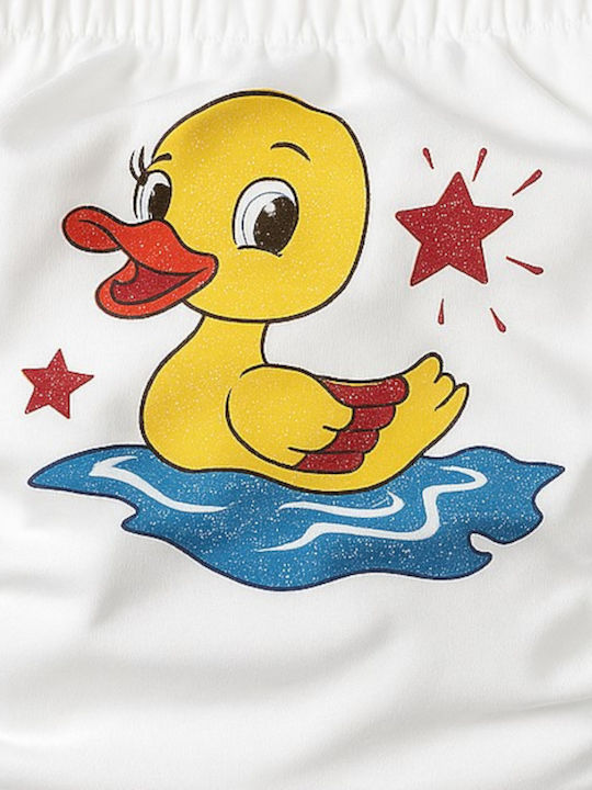 Poopes Duck White Lake Παιδικό Βρακάκι White