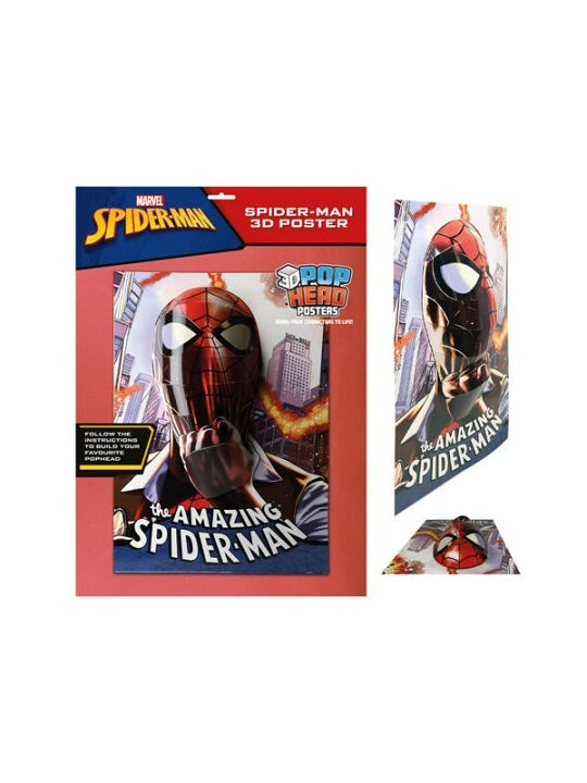 Spider-man 3d Poster Popheads