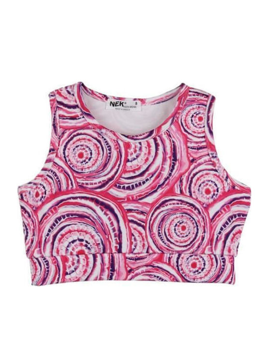Kids' Set with Leggings Summer 2pcs Fuchsia