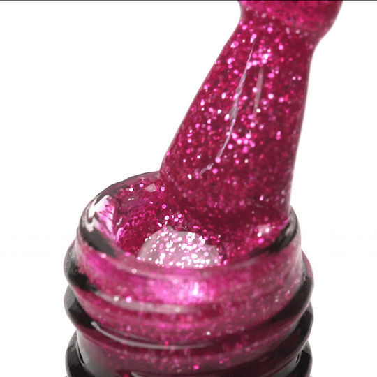 Ocho Pro Glitter Semi-Permanent Nail Polish G12 with Glitter 1pcs