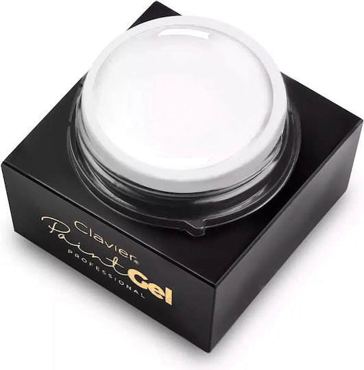 Clavier Paint Gel Gel Νυχιών White 5ml