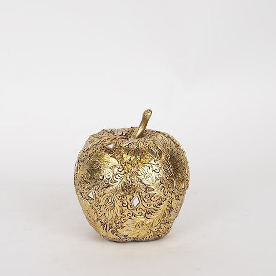 Διακοσμητικο Μηλο Χρυσο 14.5x14x16.5cm 14099 752-28528