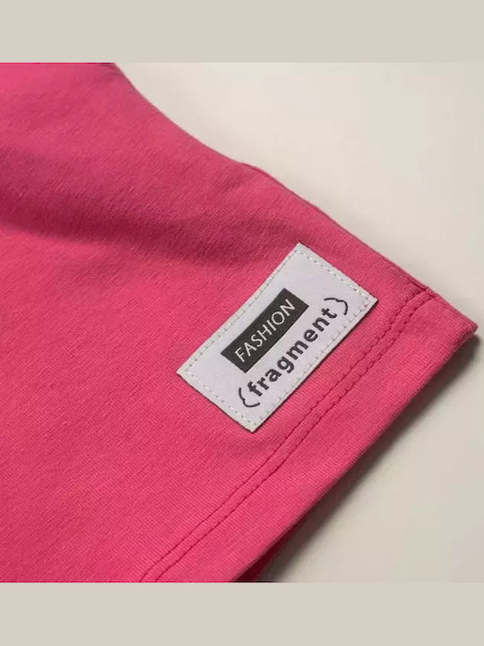 Kids' Set with Shorts Summer 2pcs Fuchsia