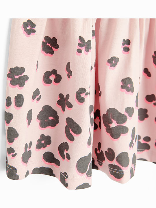 Kids' Skirt Leopard Print Pink