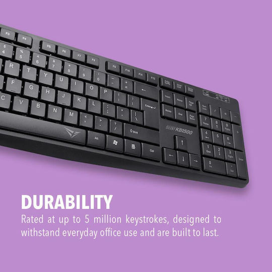 Alcatroz Silent Doar tastatura Engleză US