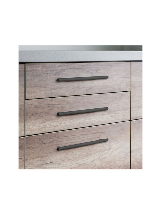 Roline 681 Λαβή Επίπλου από Μέταλλο Gun Black 200mm (Απόσταση Κέντρων 160mm) 681 Roline 681 Λαβή Επίπλου από Μέταλλο Gun Black 200mm (Απόσταση Κέντρων 160mm) 681