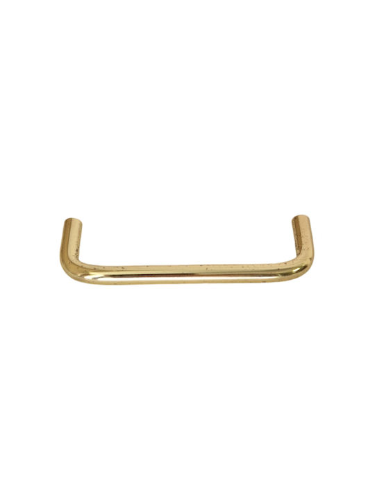 Handle Furniture made of Metallic Golden with Center Distance 64mm 17236/64 1pcs