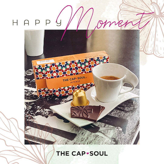 The Cap Soul Κάψουλες Espresso Intenso Συμβατές με Μηχανή Nespresso 10caps