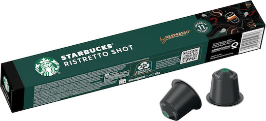 Nestle Capsules Espresso Espresso Ristretto Shot Starbucks Compatible with Machine Nespresso 10caps,tobolek