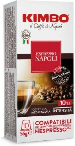Kimbo Capsule Espresso Napoli Compatibile cu Mașina Nespresso 10capace