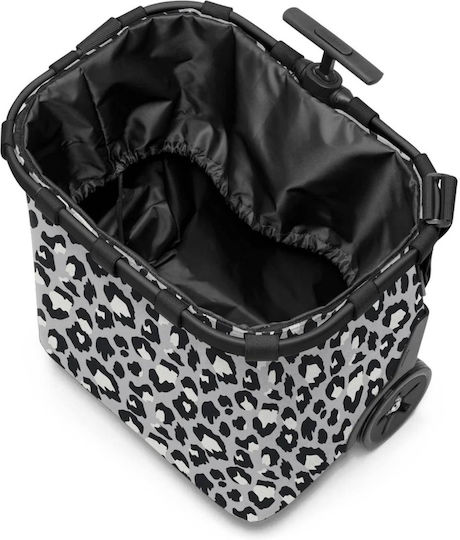 Shopping Trolley Black 32x32x32cm