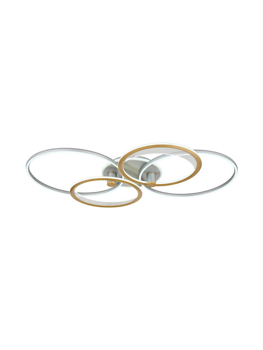 Globo Lighting Ceiling Mount Light Silver