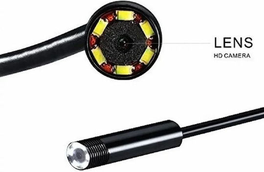 Waterproof Endoscope Camera 6 LED USB 5 Meter Cable Android PC