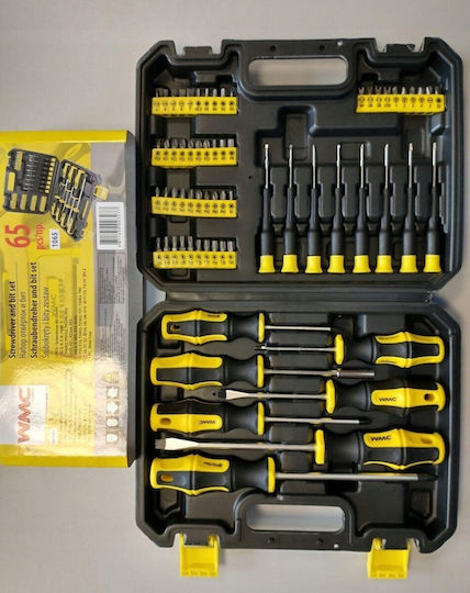 65-teiliges Schraubendreher-Bit-Set magnetisch