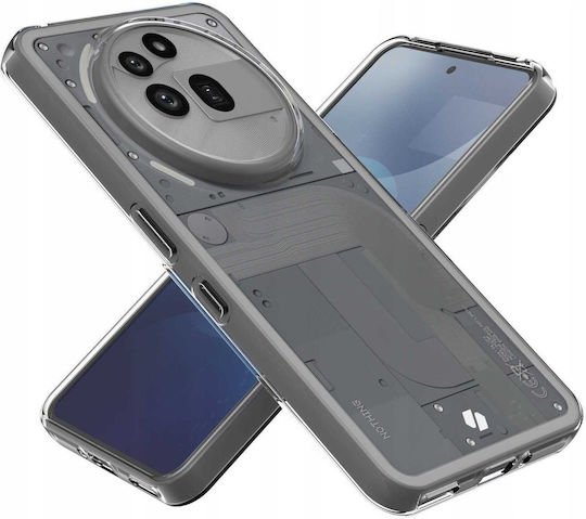 Spacecase Back Cover Plastic / Silicone 1mm Transparent (Nothing Phone (3a) Pro)