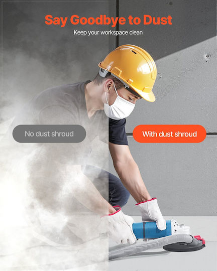 Vevor Angle Grinder Dust Cover, Clamping Washers, 4-5 Inch, 6 Inch, 5 Inch Grinding Disc
