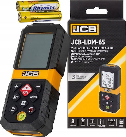 JCB Μέτρο Laser 56917 με Εύρος Μέτρησης 0.05m-65m