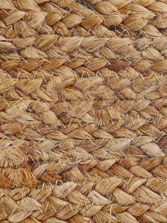 Beliani Комплект декоративни кошници Сламени с дръжки Beige 2бр