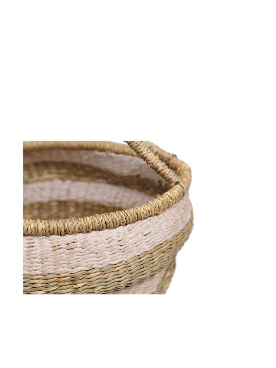 Soulworks July Decorative Basket Wicker with Handles White 39x20x33cm