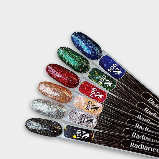 F.O.X Semipermanent Lac de Unghii 003 cu Glitter 7ml 1buc