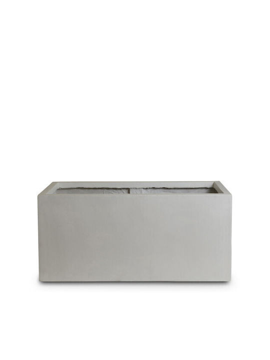 Gardin Кутия за саксии Керамика Grey Light 79x37.5x37.5см.