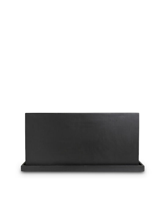 Gardin Planter Box Ceramică Negru 79x37.5x37.5cm.