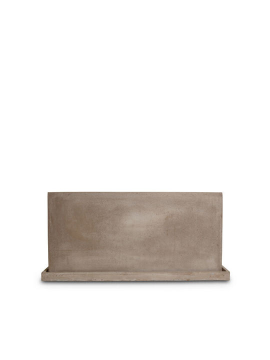 Gardin Planter Box Ceramică Maro 99x46x46cm.