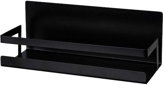 Wenko Wall Metal Shelf 30x12x11cm Black
