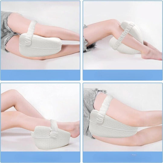 Μαξιλάρι με Memory Foam 25x23x13cm σε Λευκό χρώμα