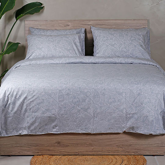 Sunshine Duvet Cover Cotton Single 170x250 Cotton Feelings 2040 Grey