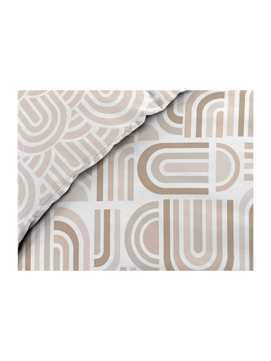 Douceur d'Intérieur Duvet Cover Set Queen with 2 Pillowcases 220x240 Pandoris Beige