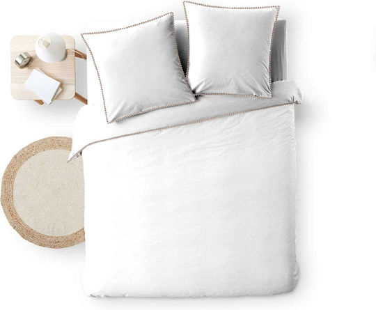 Douceur d'Intérieur Duvet Cover Set Cotton Queen with 2 Pillowcases 240x220 Noemie Noemie