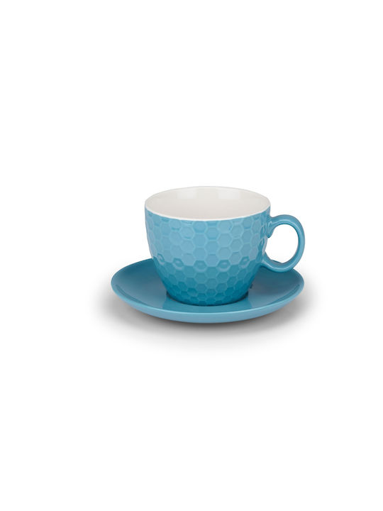 ArteLibre Set Tassen Kaffee aus Porzellan Mehrfarbig 8Stück