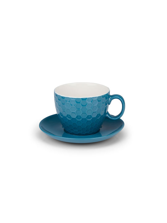 ArteLibre Set Tassen Kaffee aus Porzellan Mehrfarbig 8Stück