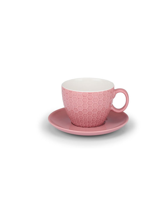 ArteLibre Set Tassen Kaffee aus Porzellan Mehrfarbig 8Stück